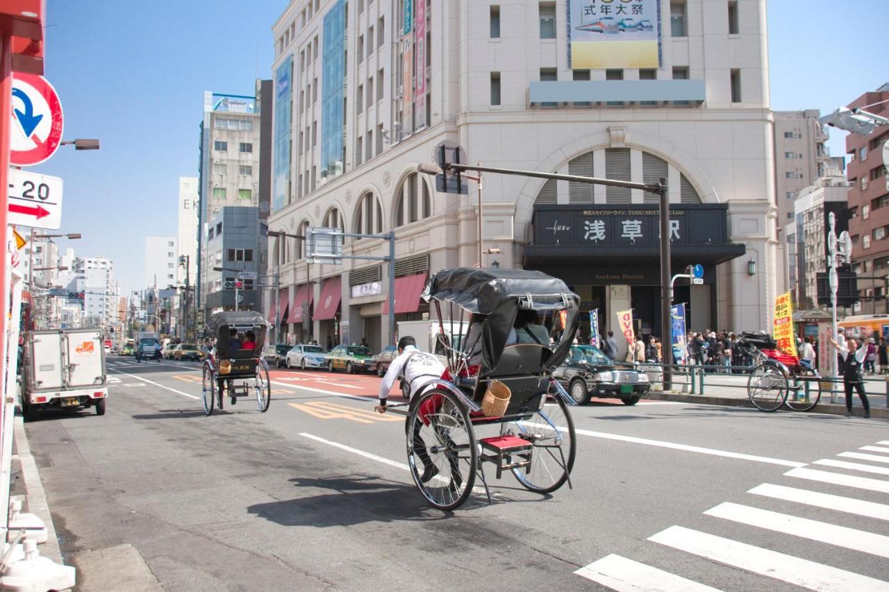 Ikidane Residential Hotel Asakusabashi Tokio Exterior foto